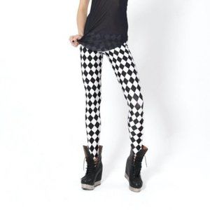 NWT Black Milk Monochrome Jester Leggings - Size M
